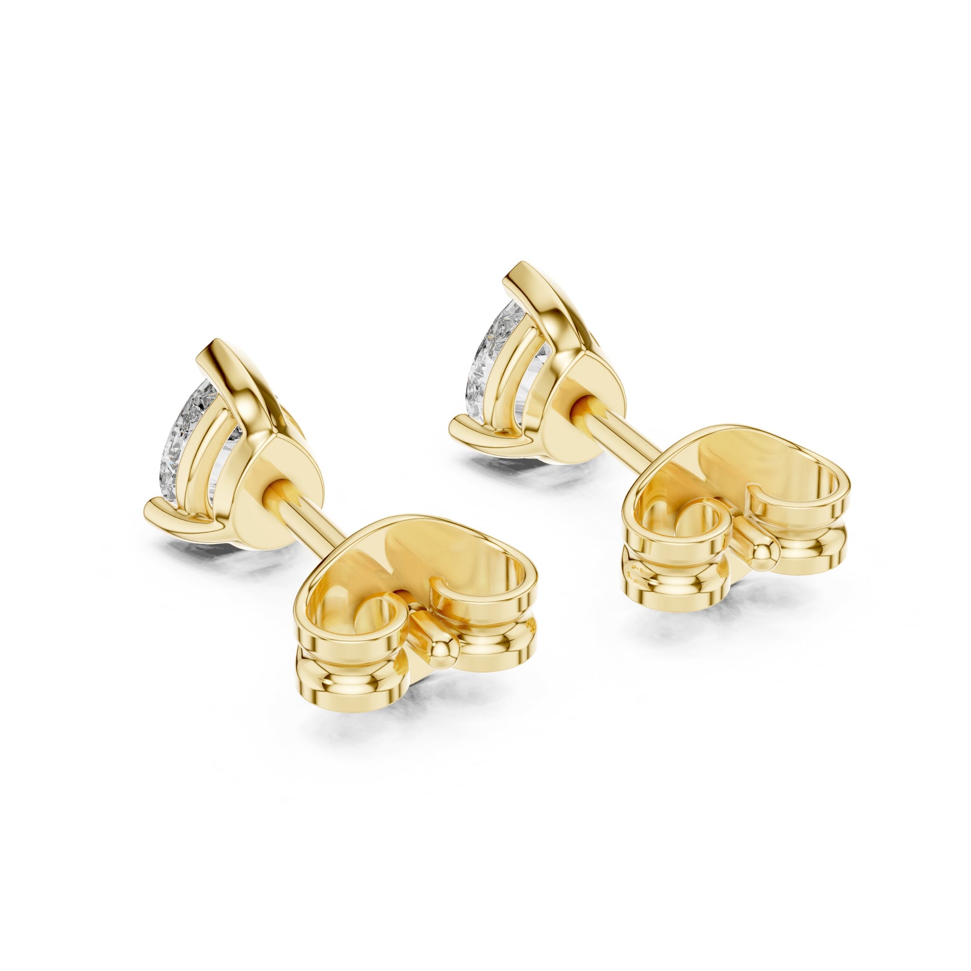 Pear Stud Lab Grown Diamond Earrings