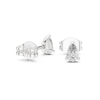 Pear Stud Lab Grown Diamond Earrings