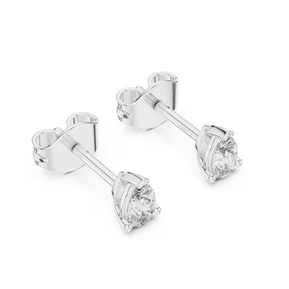 Pear Stud Lab Grown Diamond Earrings