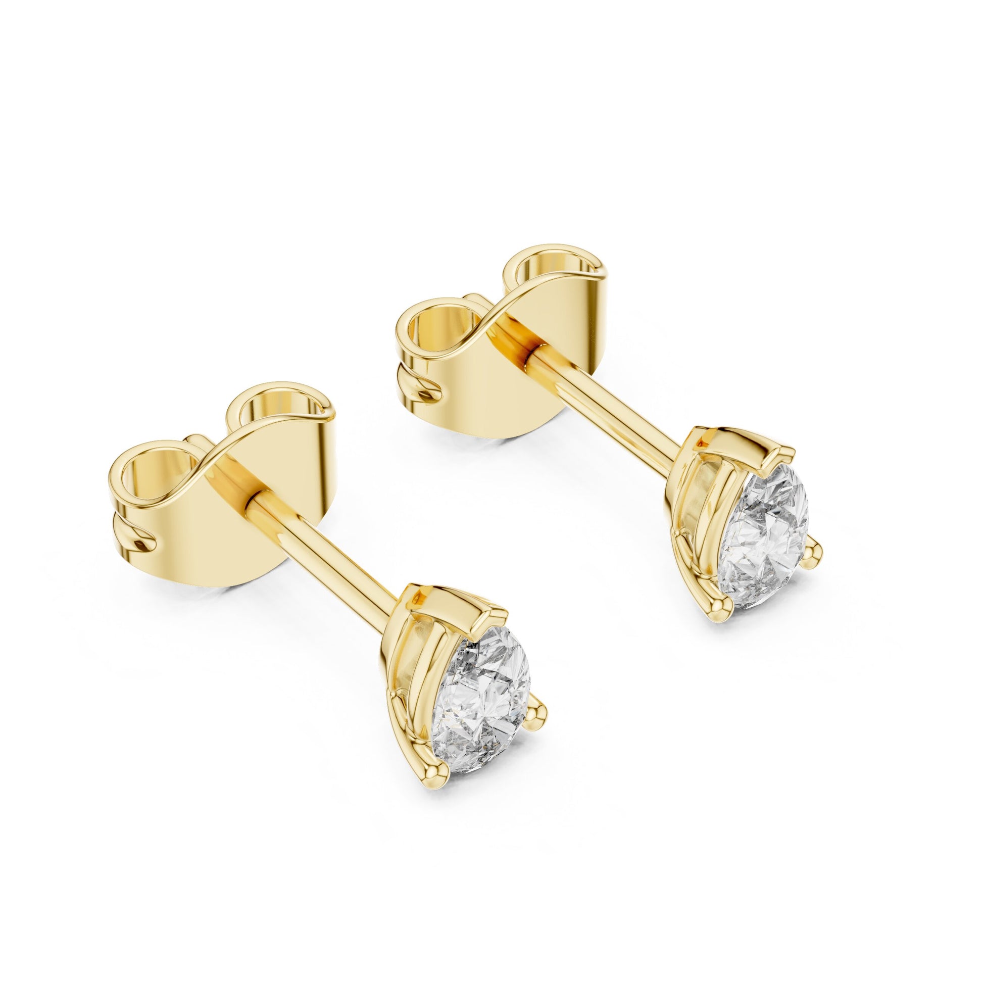 Pear Stud Lab Grown Diamond Earrings