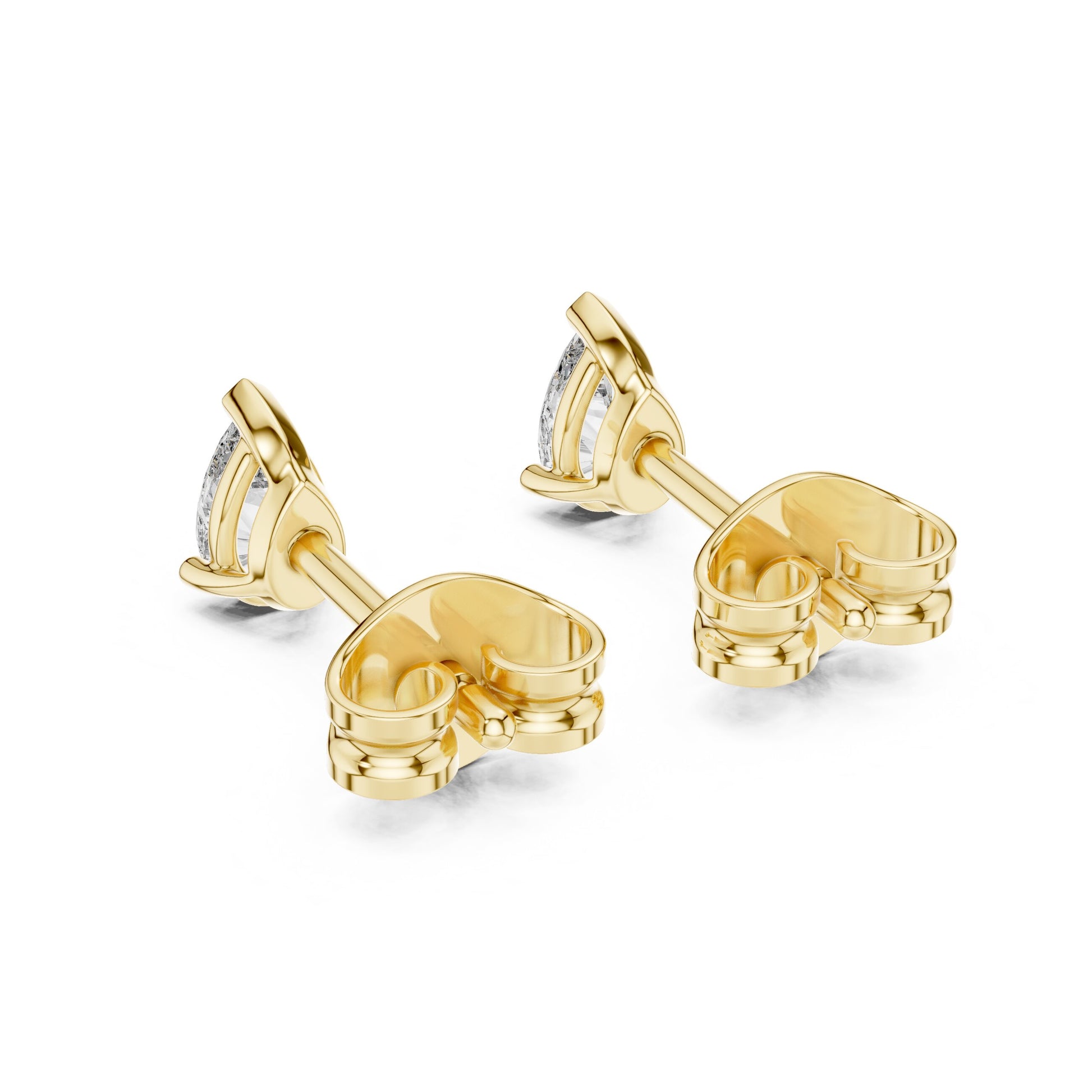 Pear Stud Lab Grown Diamond Earrings