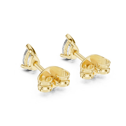 Pear Stud Lab Grown Diamond Earrings