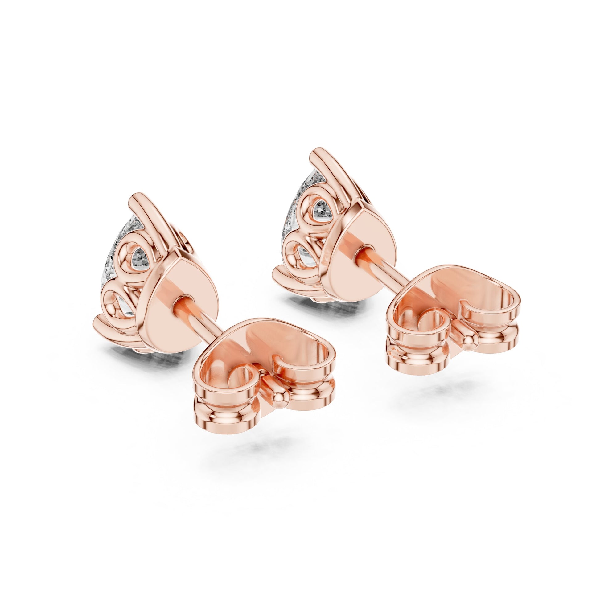 Mixed Shape Lab Grown Diamond Stud Earrings