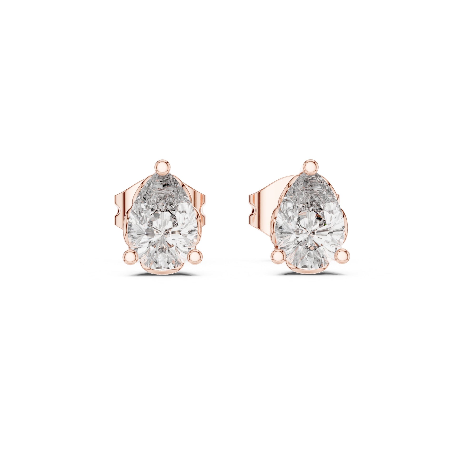 Mixed Shape Lab Grown Diamond Stud Earrings