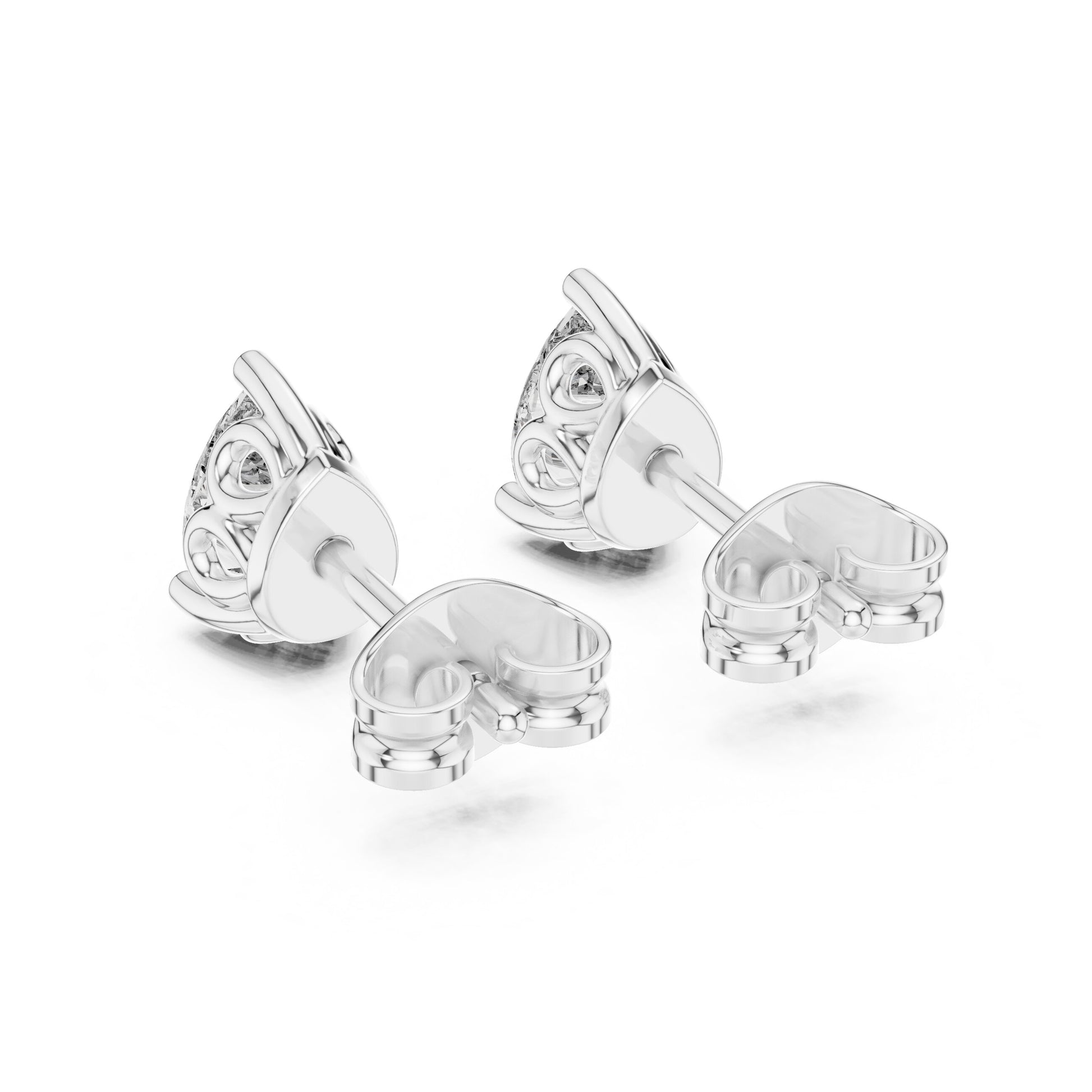 Mixed Shape Lab Grown Diamond Stud Earrings