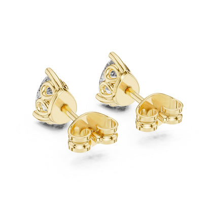 Mixed Shape Lab Grown Diamond Stud Earrings