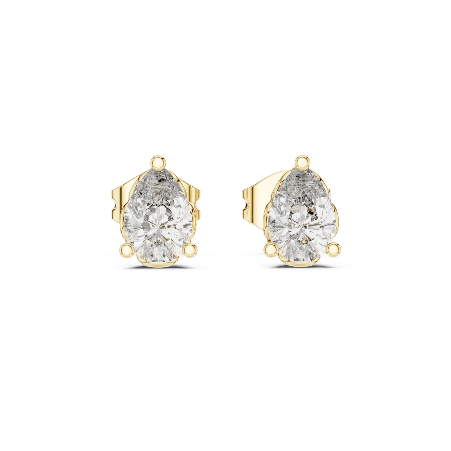Mixed Shape Lab Grown Diamond Stud Earrings