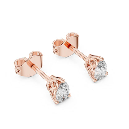 Pear Stud Lab Grown Diamond Earrings