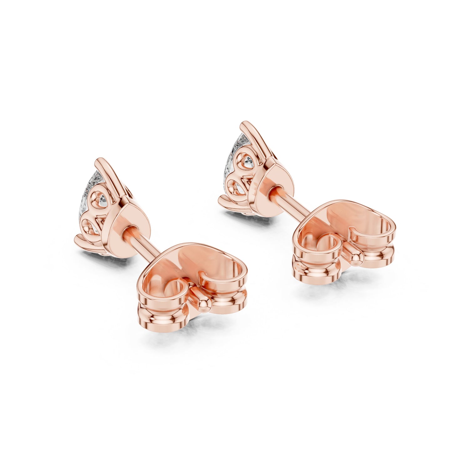 Pear Stud Lab Grown Diamond Earrings
