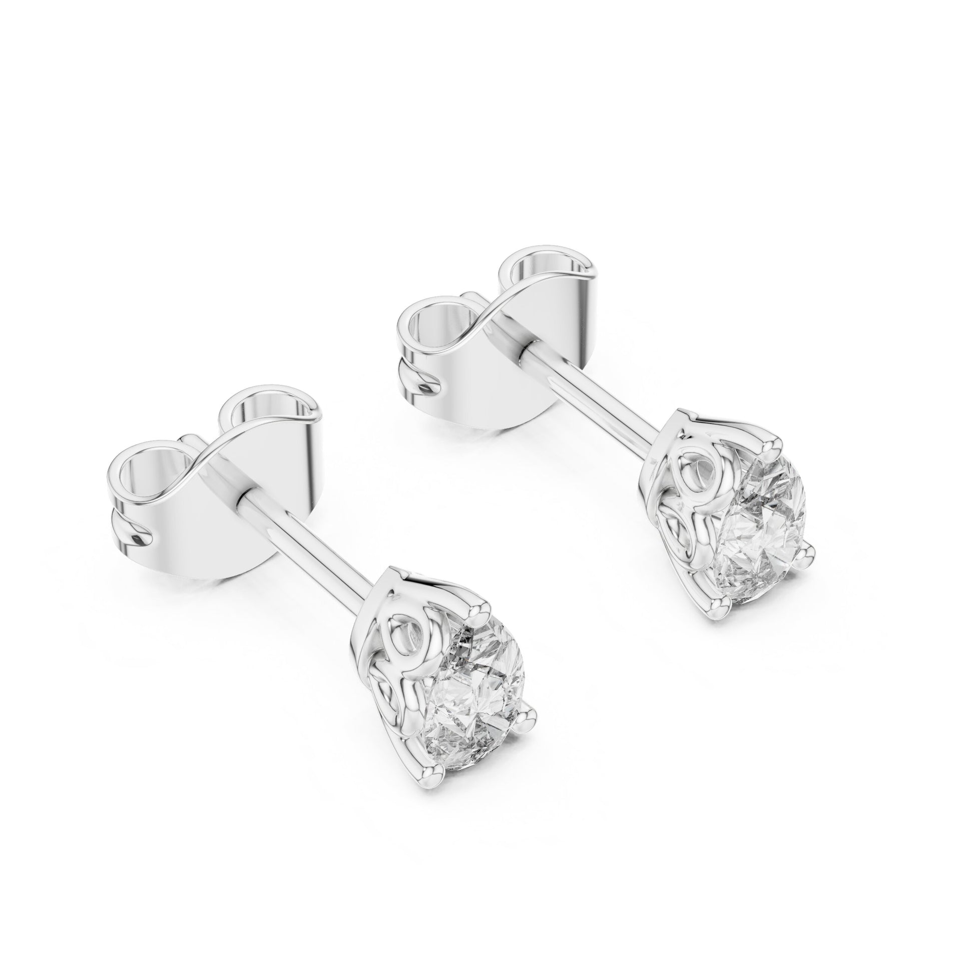 Pear Stud Lab Grown Diamond Earrings