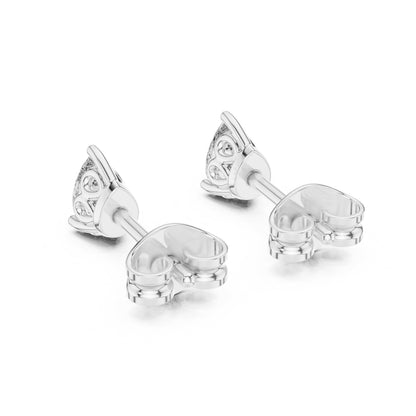 Pear Stud Lab Grown Diamond Earrings