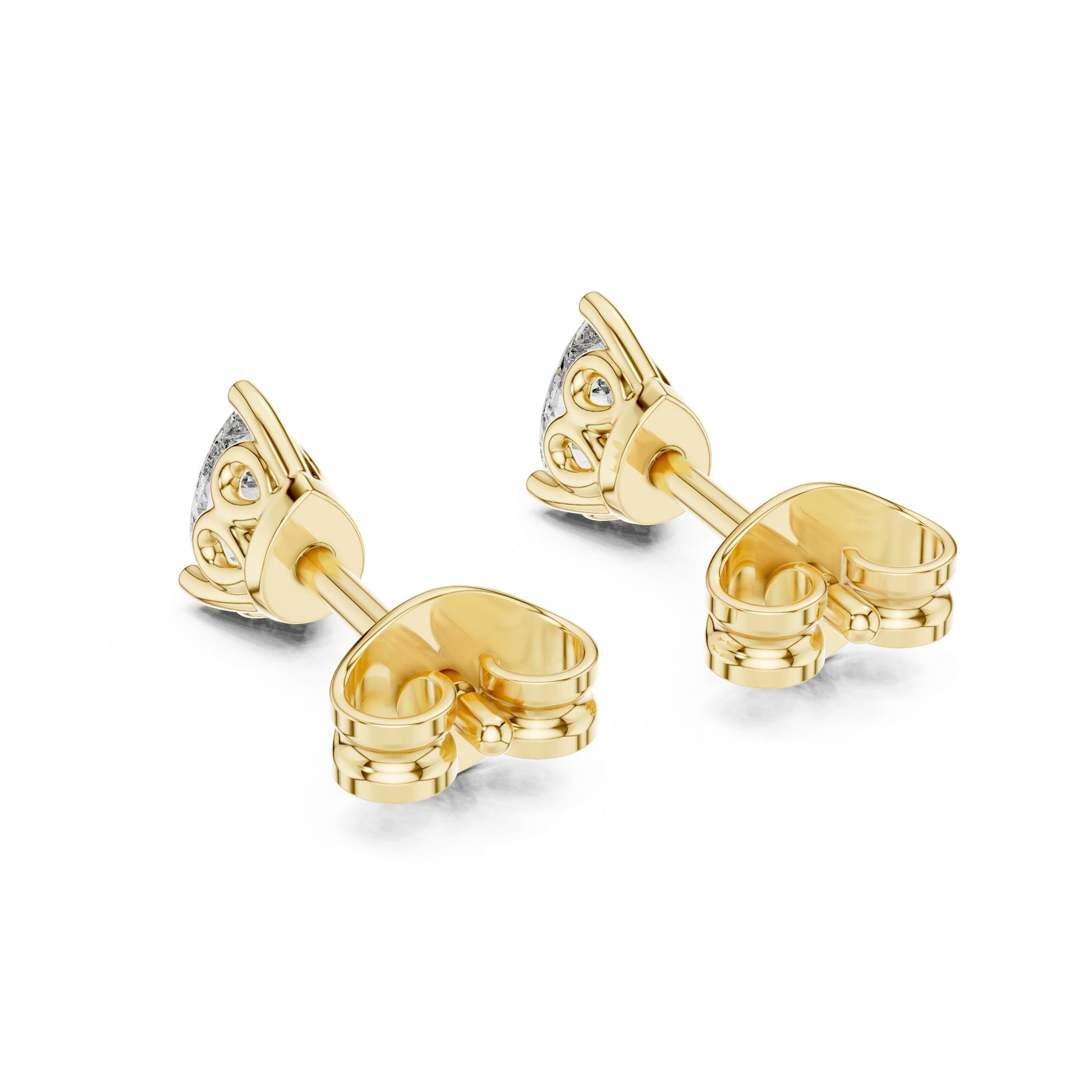 Pear Stud Lab Grown Diamond Earrings