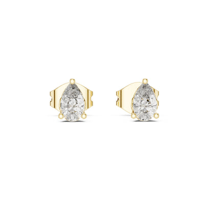 Pear Stud Lab Grown Diamond Earrings