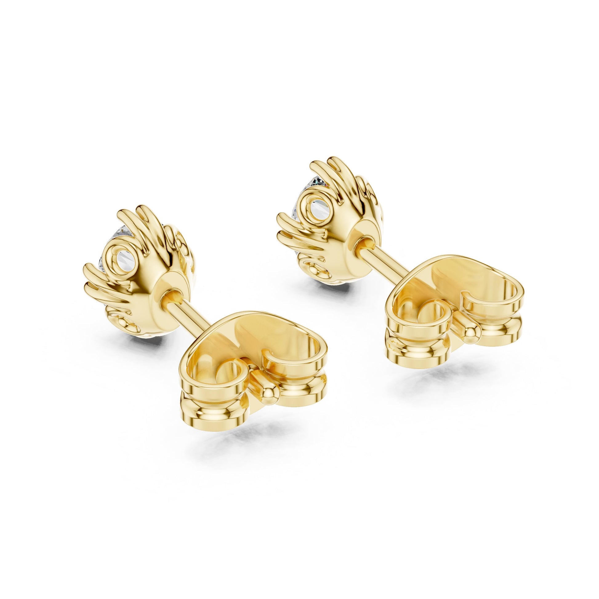 Oval Stud Lab Grown Diamond Earrings
