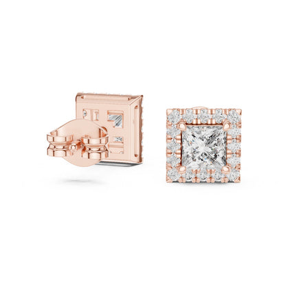 Mixed Shape Lab Grown Diamond Stud Earrings