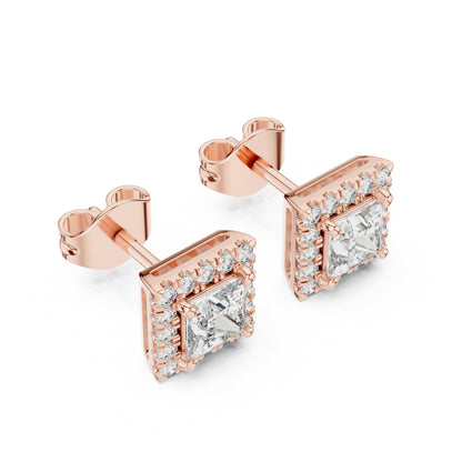 Mixed Shape Lab Grown Diamond Stud Earrings
