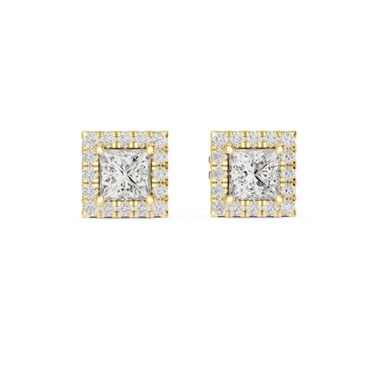 Mixed Shape Lab Grown Diamond Stud Earrings