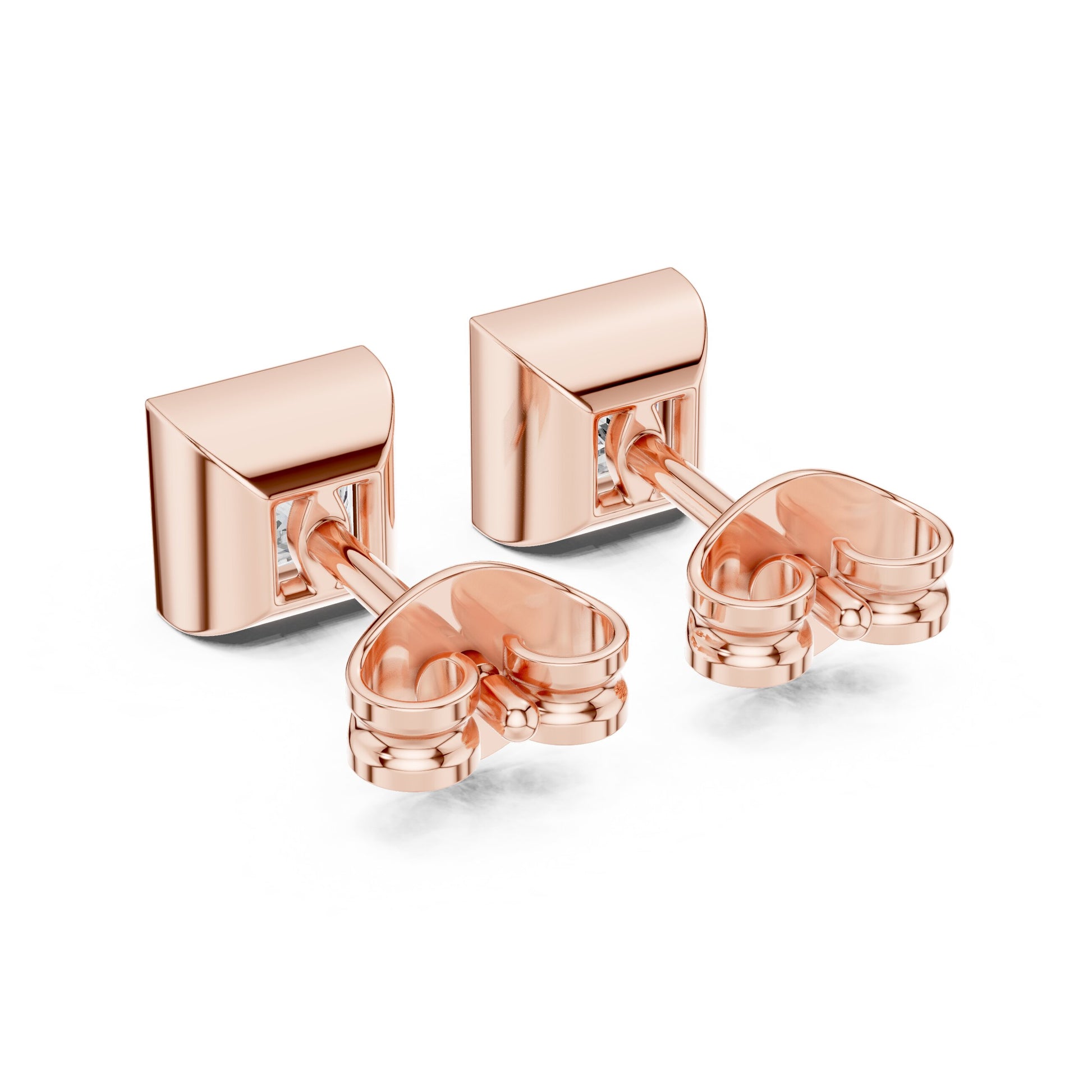 Princess Stud Lab Grown Diamond Earrings