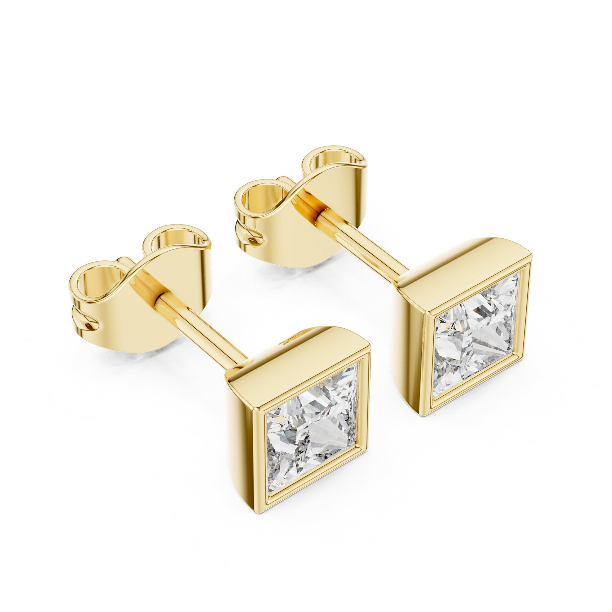 Princess Stud Lab Grown Diamond Earrings