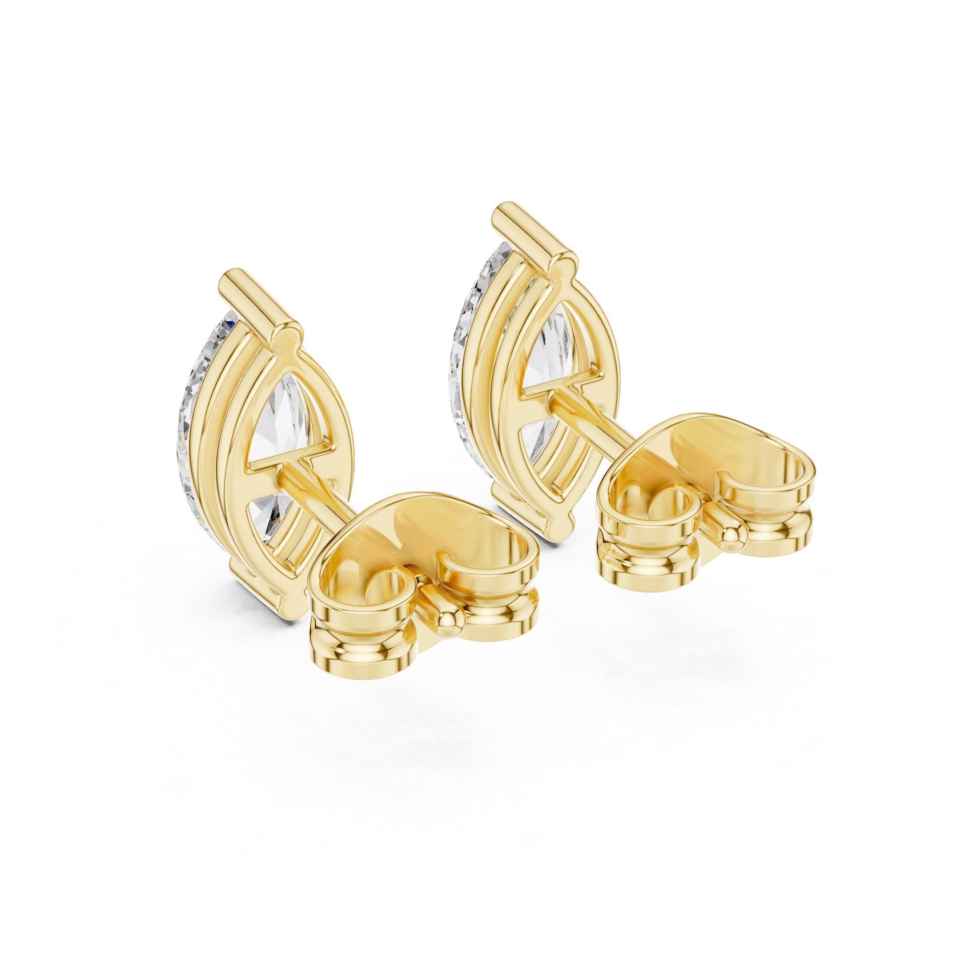 Marquise Stud Lab Grown Diamond Earrings