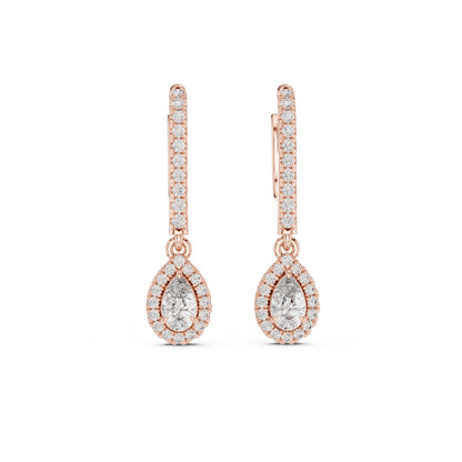 Mixed Shape Lab Grown Diamond Huggie Earrings