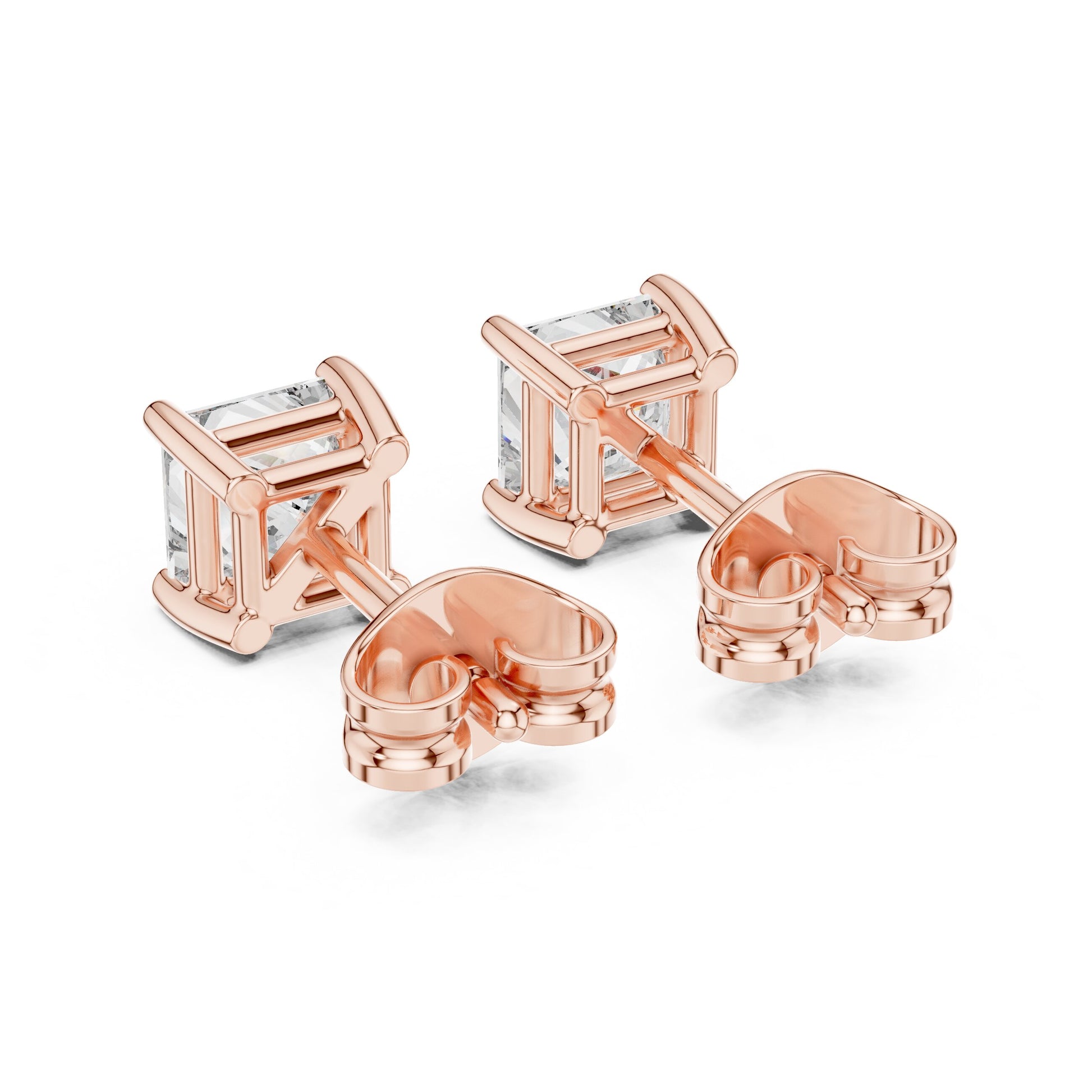 Princess Stud Lab Grown Diamond Earrings