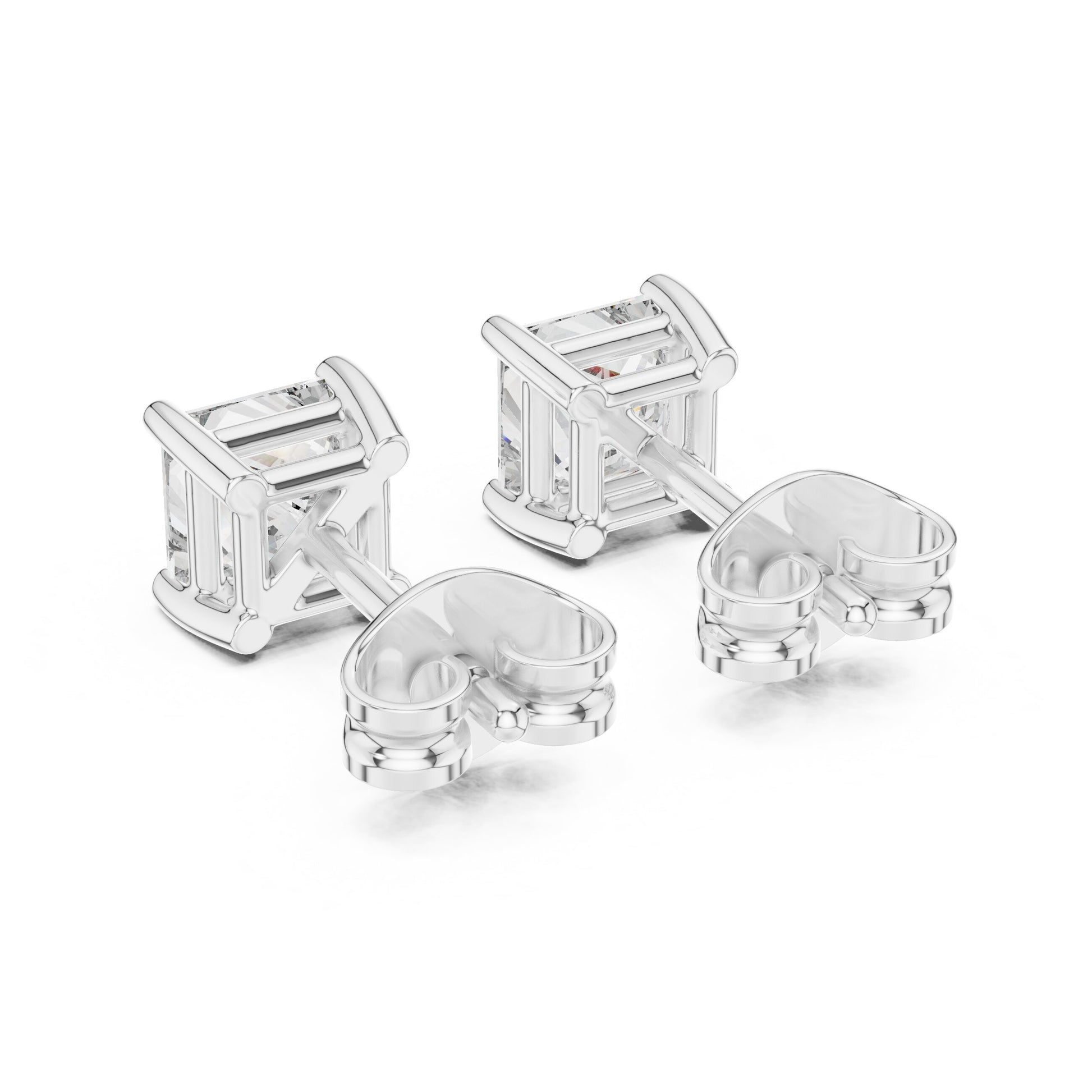 Princess Stud Lab Grown Diamond Earrings
