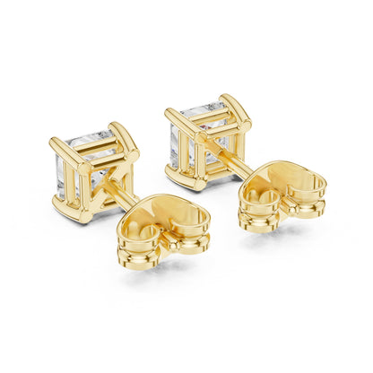 Princess Stud Lab Grown Diamond Earrings