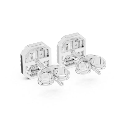 Mixed Shape Lab Grown Diamond Stud Earrings