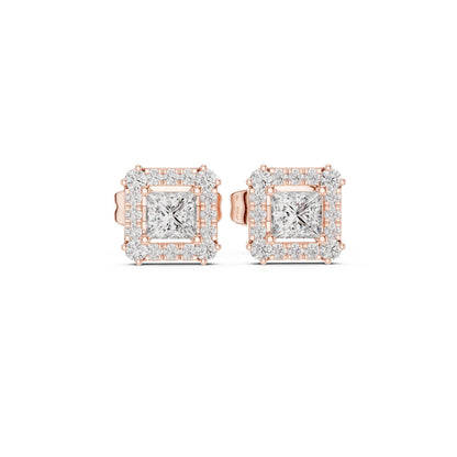 Mixed Shape Lab Grown Diamond Stud Earrings