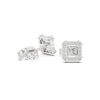 Mixed Shape Lab Grown Diamond Stud Earrings