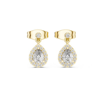 Round Jacket Lab Grown Diamond Earrings