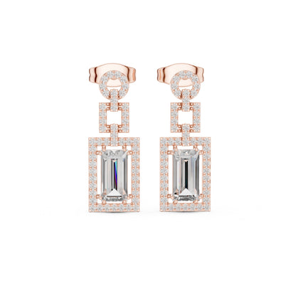 Mixed Shape Lab Grown Diamond Stud Earrings