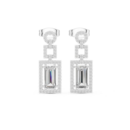 Mixed Shape Lab Grown Diamond Stud Earrings