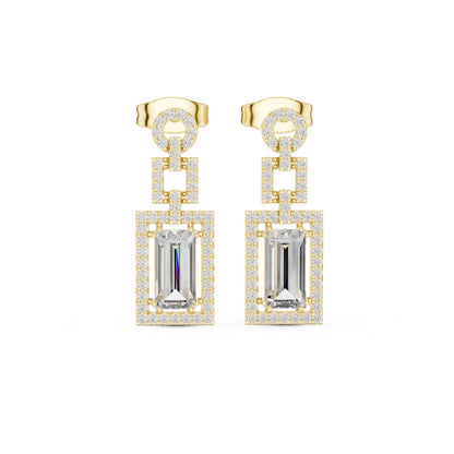 Mixed Shape Lab Grown Diamond Stud Earrings