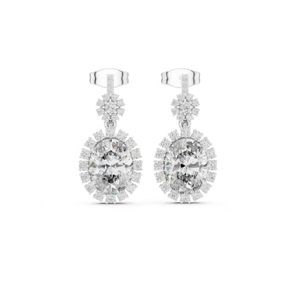 Round Stud Lab Grown Diamond Earrings