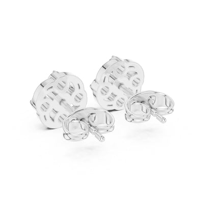 Round Cluster Lab Grown Diamond Earrings