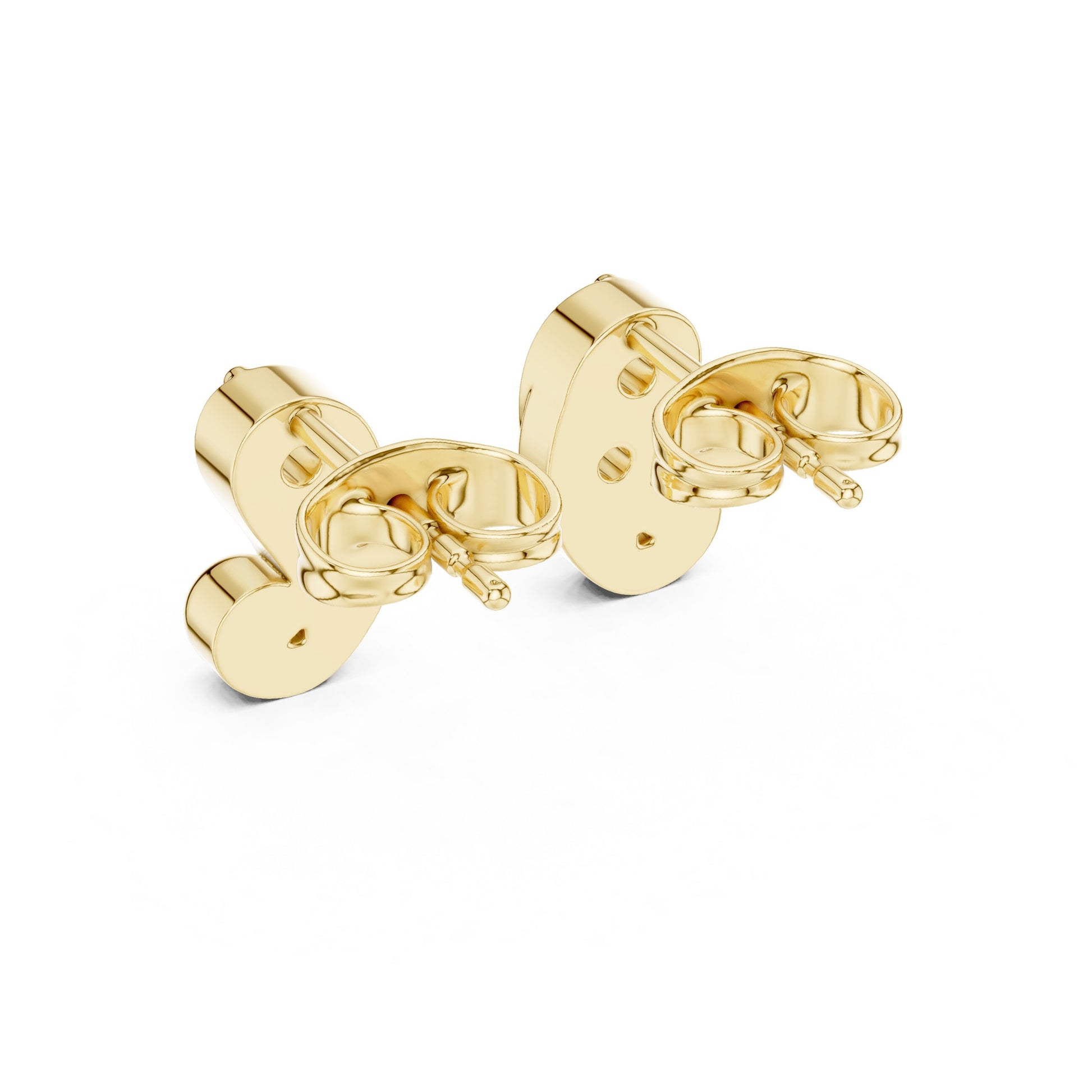Round Stud Lab Grown Diamond Earrings
