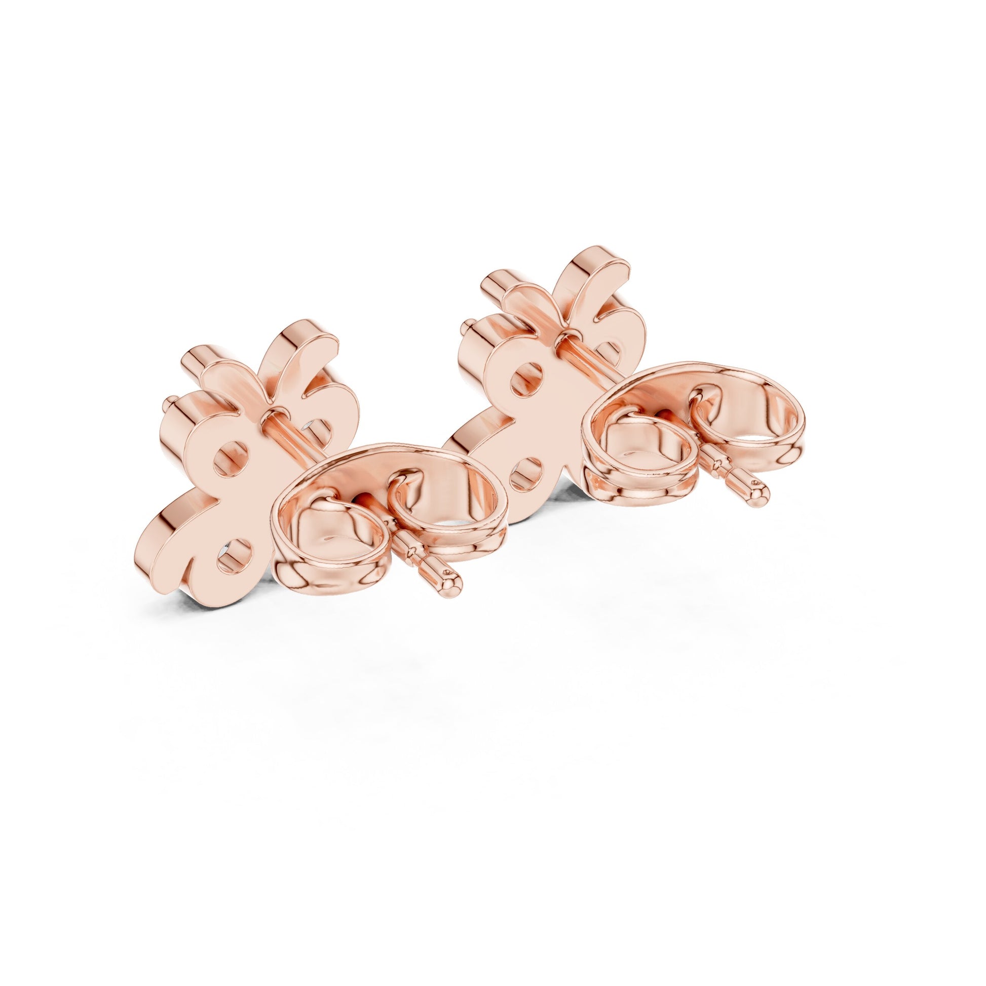 Round Cluster Lab Grown Diamond Earrings