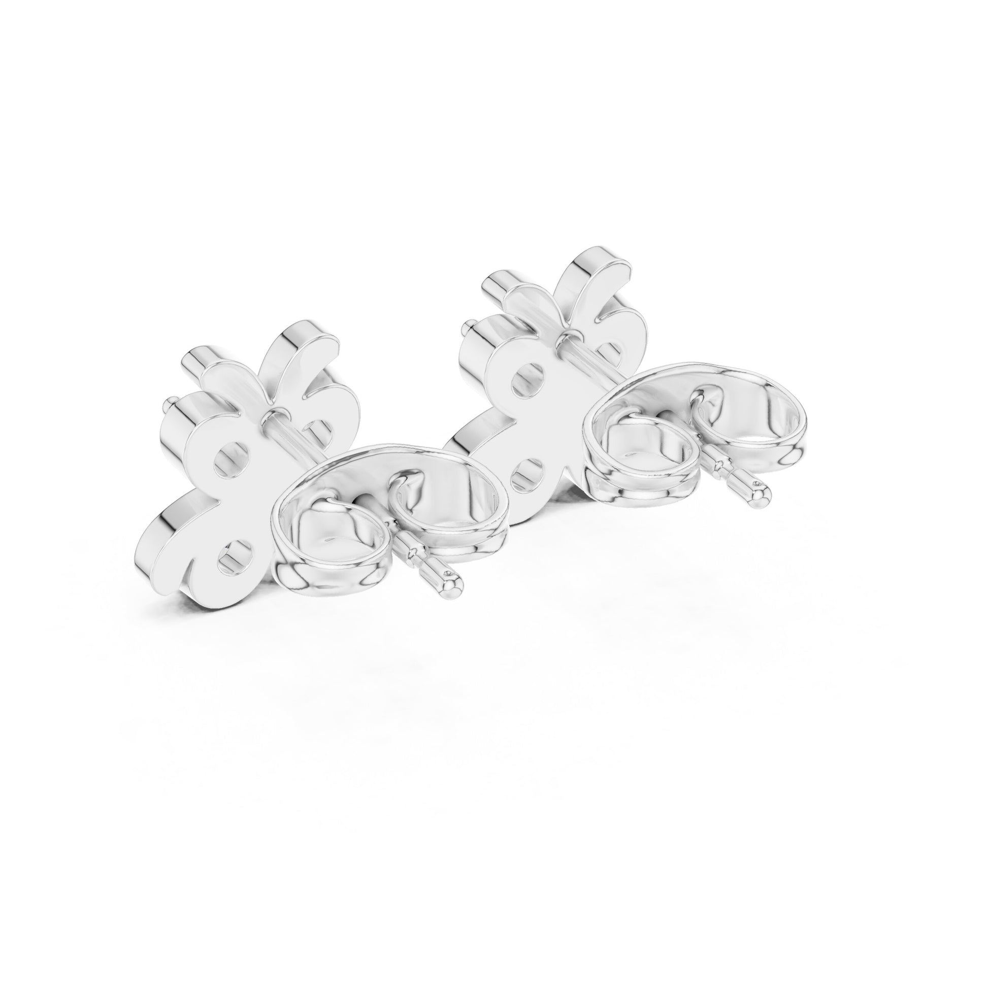 Round Cluster Lab Grown Diamond Earrings