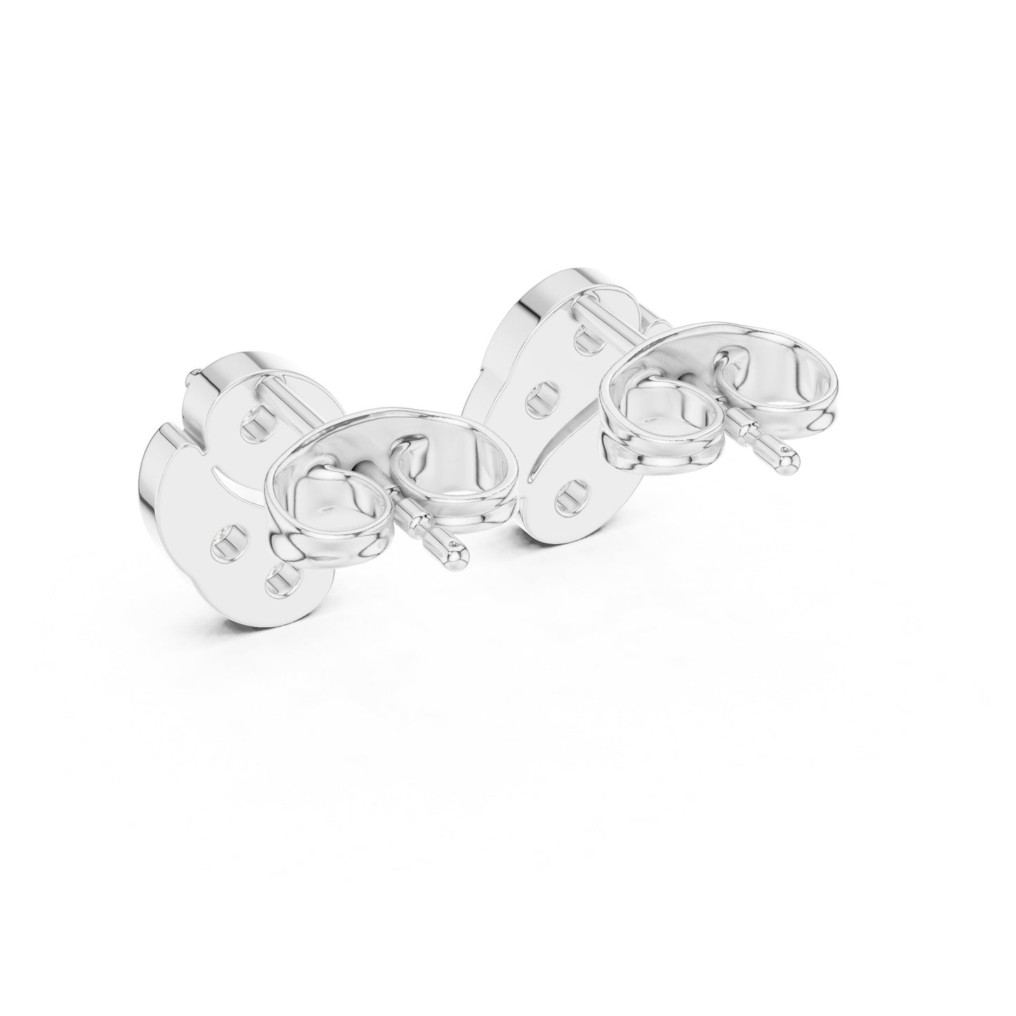 Round Stud Lab Grown Diamond Earrings