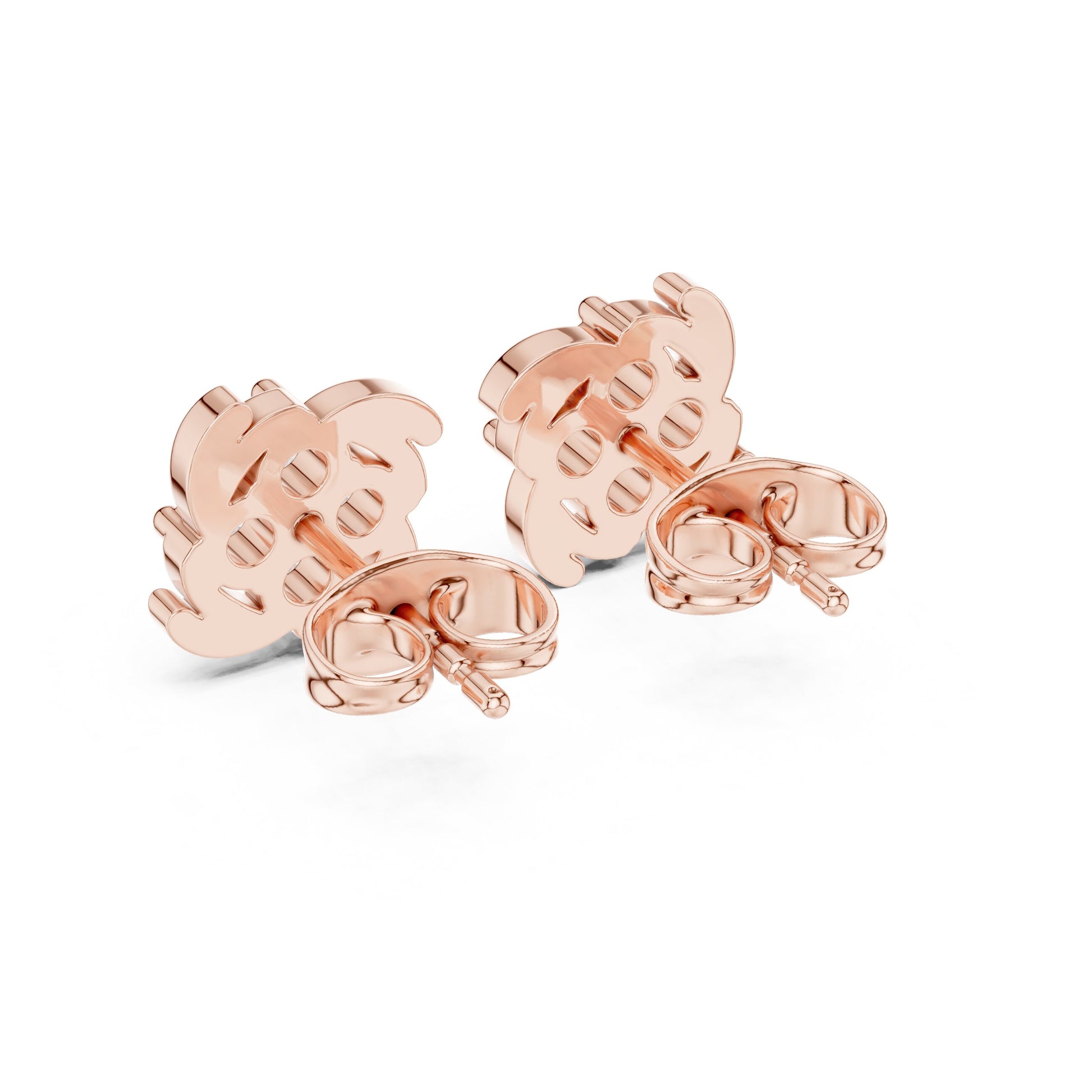 Round Cluster Lab Grown Diamond Earrings