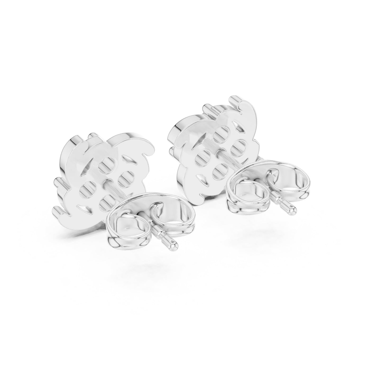 Round Cluster Lab Grown Diamond Earrings