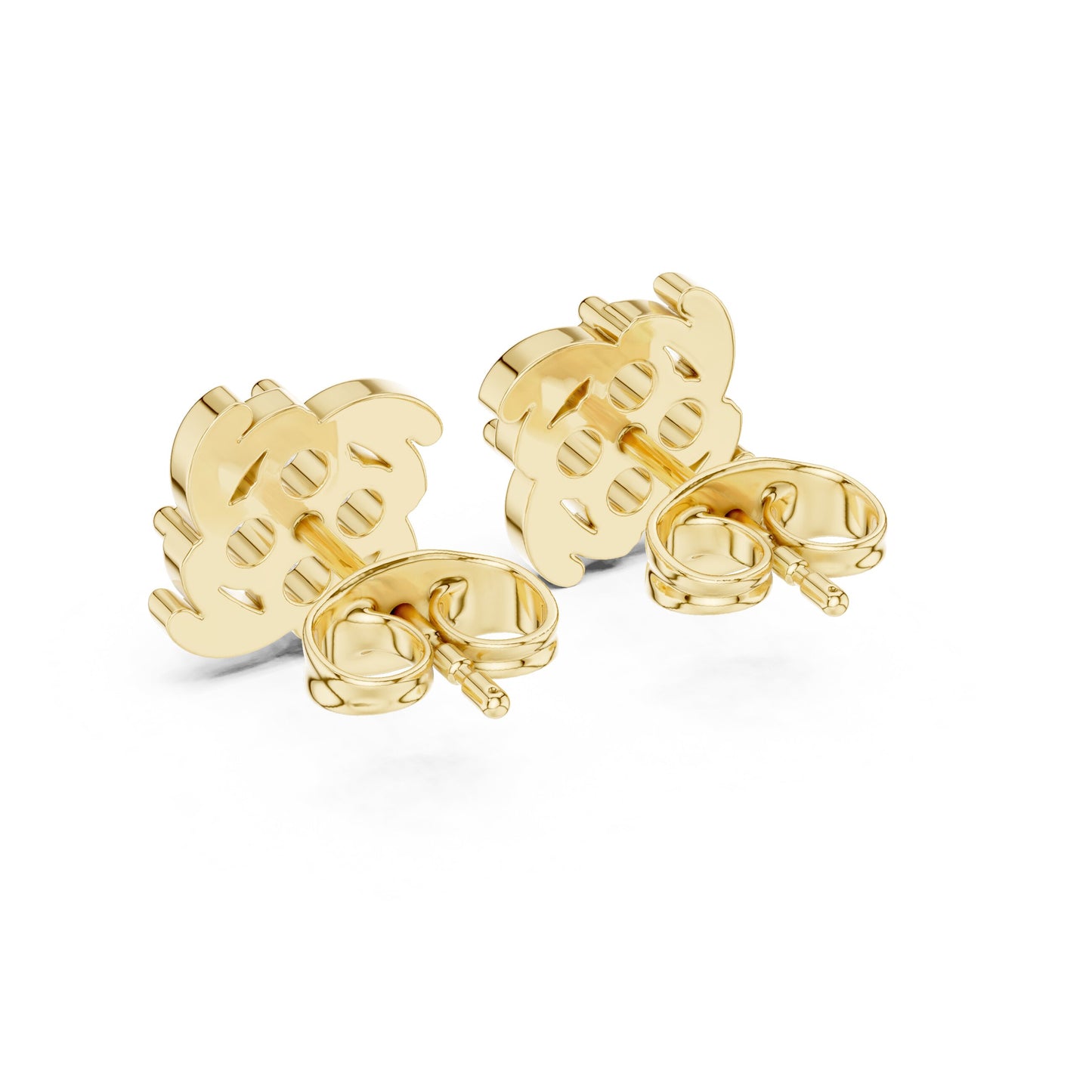 Round Cluster Lab Grown Diamond Earrings