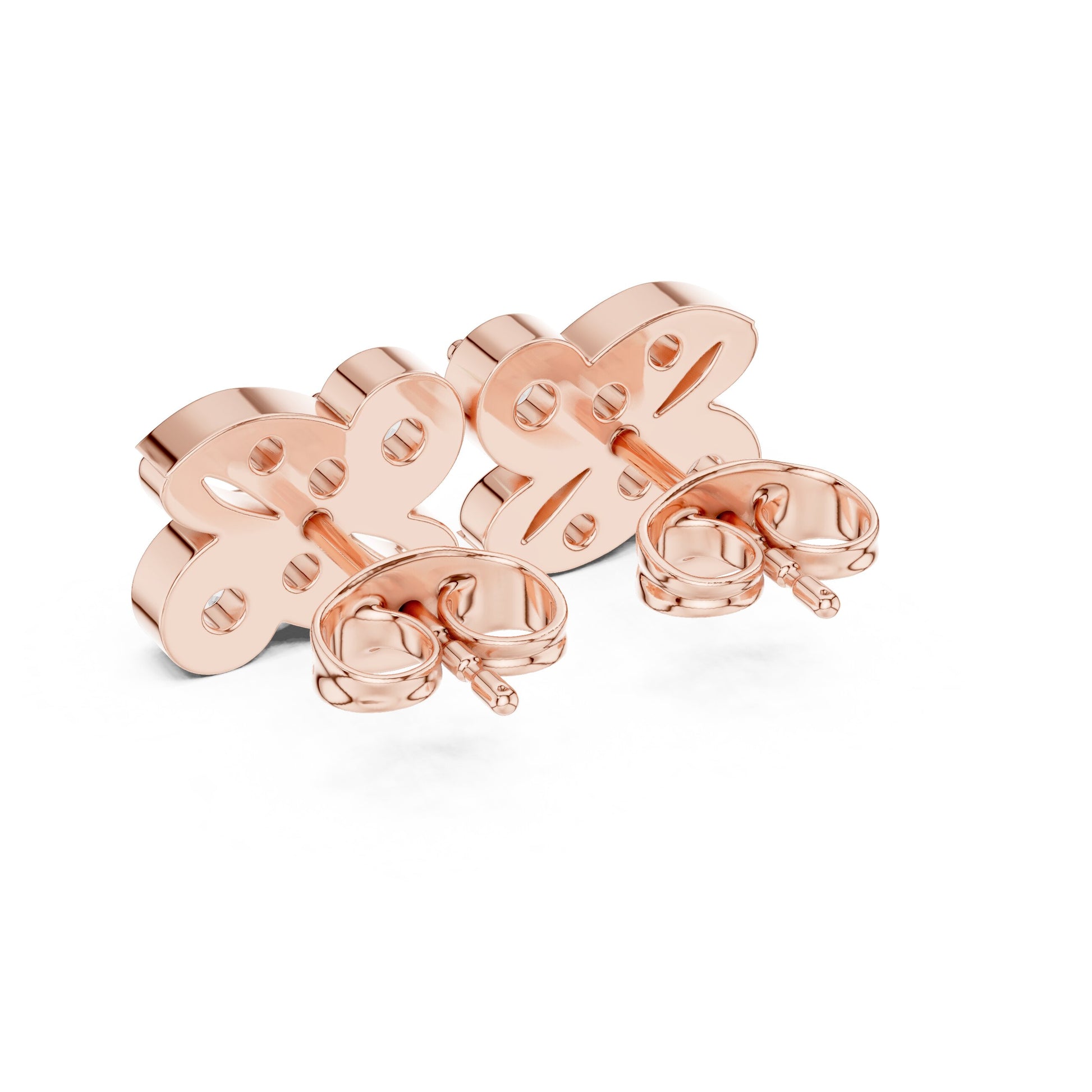 Round Cluster Lab Grown Diamond Earrings