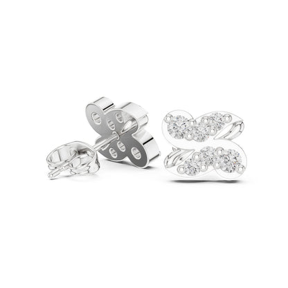 Round Cluster Lab Grown Diamond Earrings