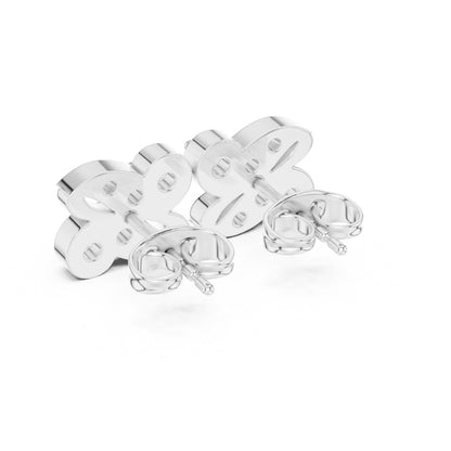 Round Cluster Lab Grown Diamond Earrings