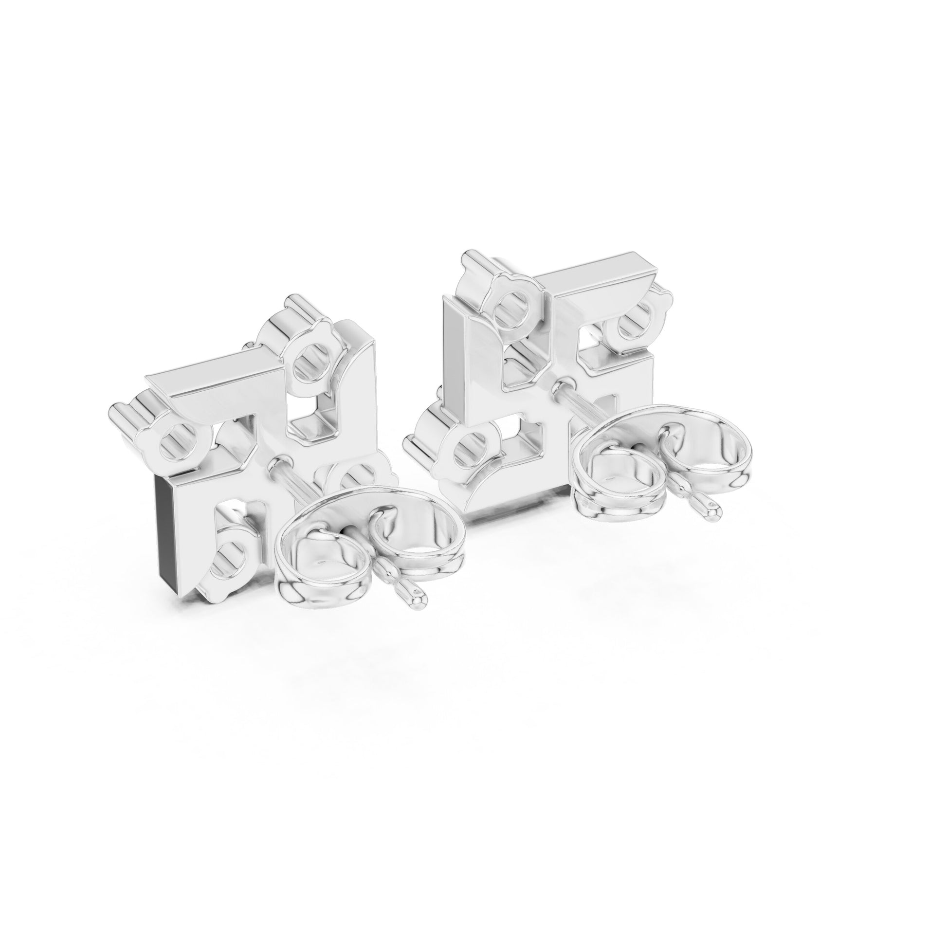 Round Stud Lab Grown Diamond Earrings