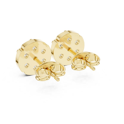 Round Cluster Lab Grown Diamond Earrings