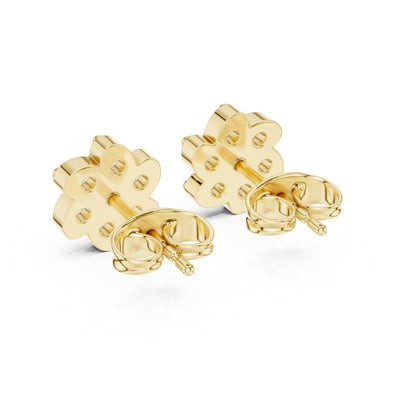 Round Cluster Lab Grown Diamond Earrings